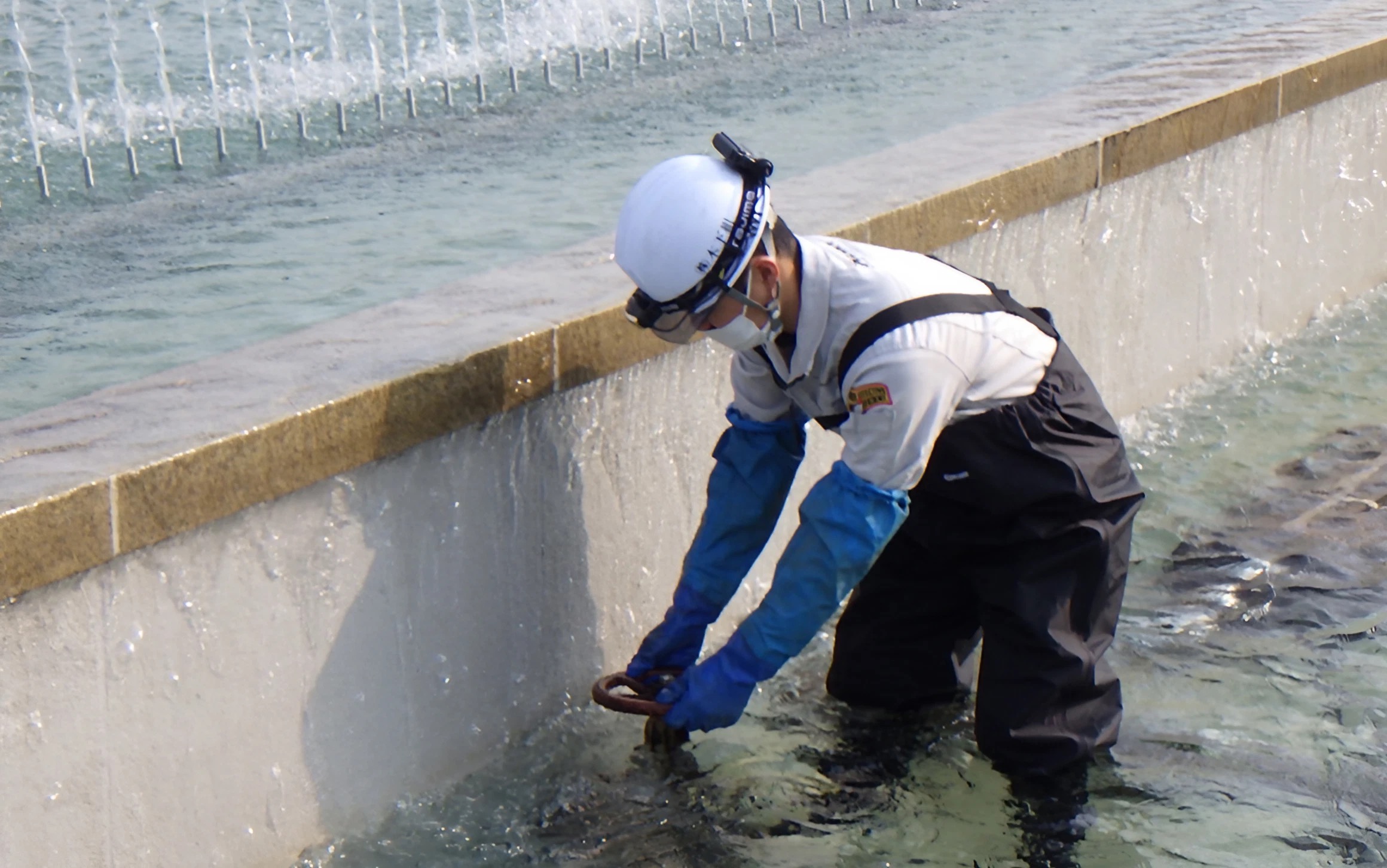 噴水や施設の整備・点検