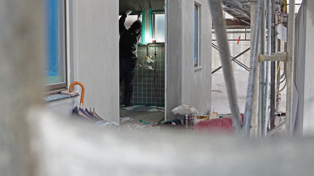 宝工務店 工事の様子